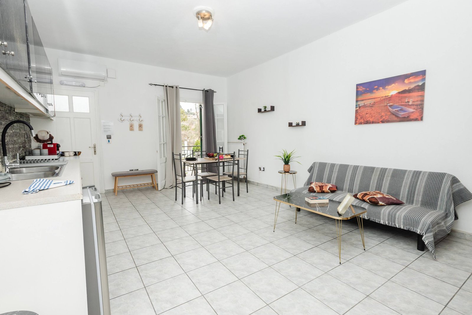 Orfeas Apartment interior in Corfu